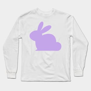 Pastel purple solid rabbit Long Sleeve T-Shirt